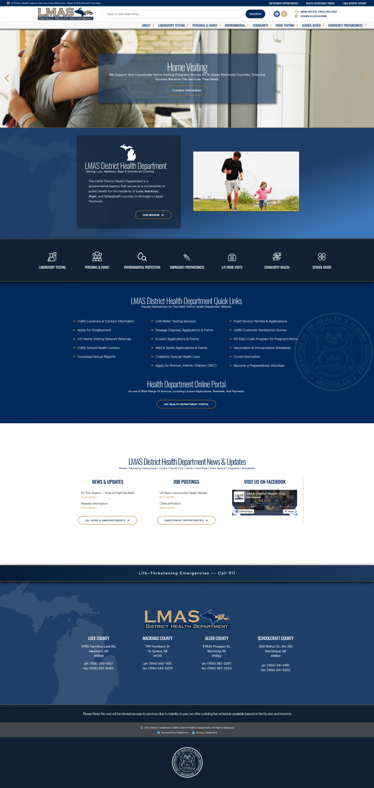 New Website Launch: LMAS District Health Department New Website Launch: LMAS District Health Department | Traverse City Web Design