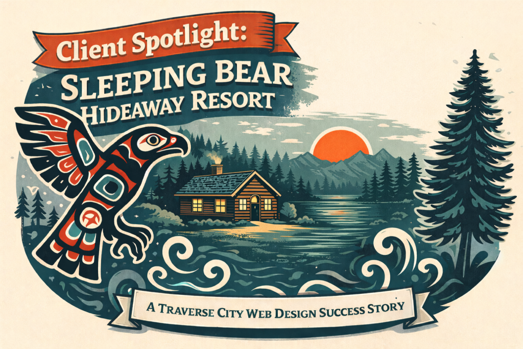 Client Spotlight: Sleeping Bear Hideaway Resort | Traverse City Web Design