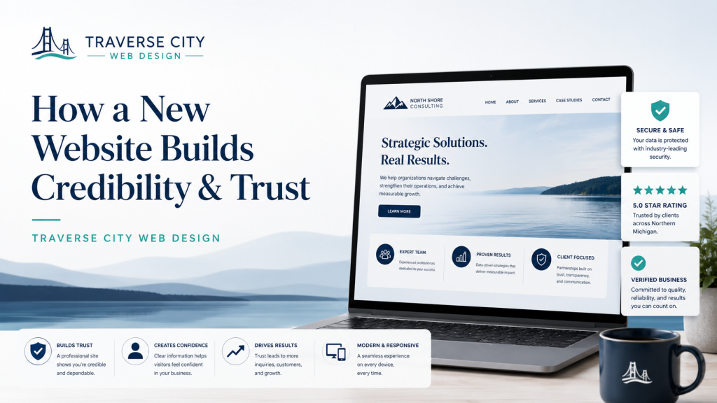 How Can a New Website from Traverse City Web Design Make Businesses Look Credible and Trustworthy? | Traverse City Web Design