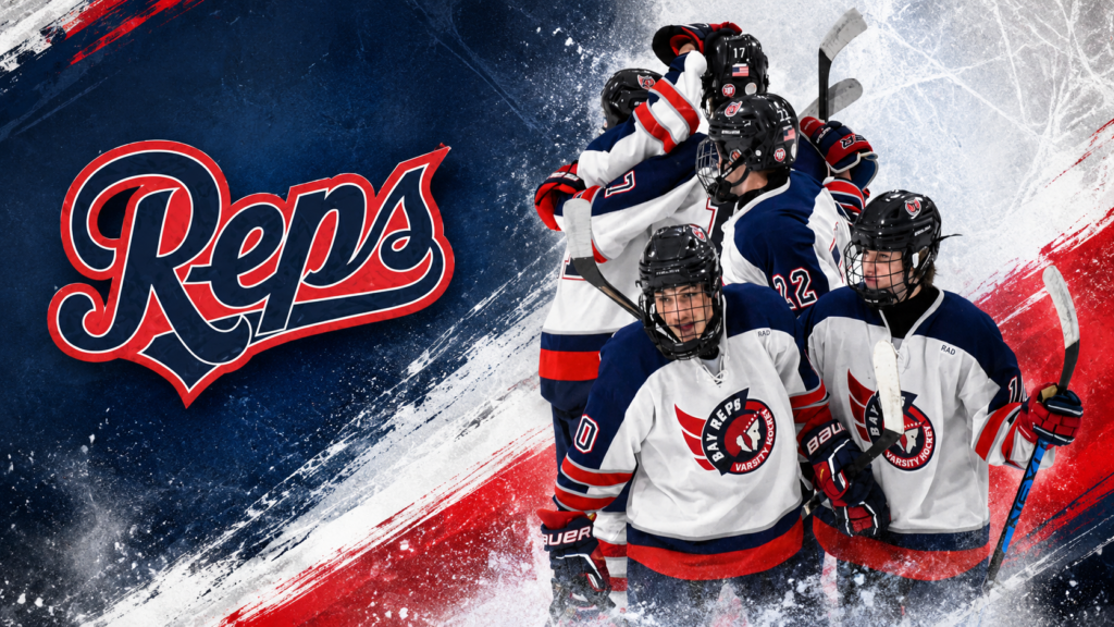 New Website Launch: Bay Reps Varsity Hockey in Northern Michigan | Traverse City Web Design